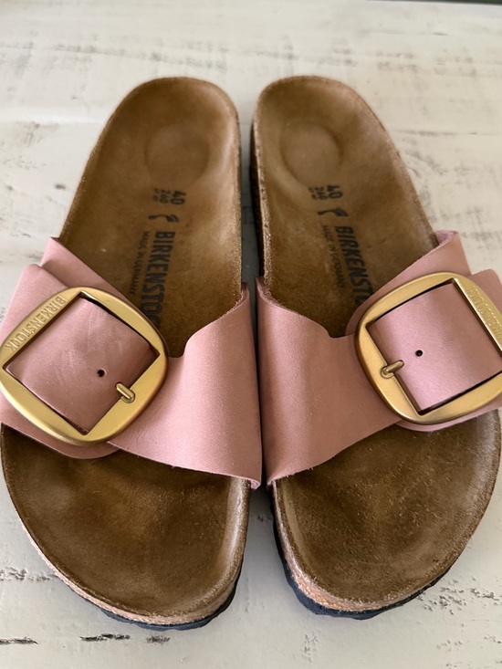 Birkenstock Shoes - Birkenstock Madrid Big Buckle - Old Rose EU Size 40